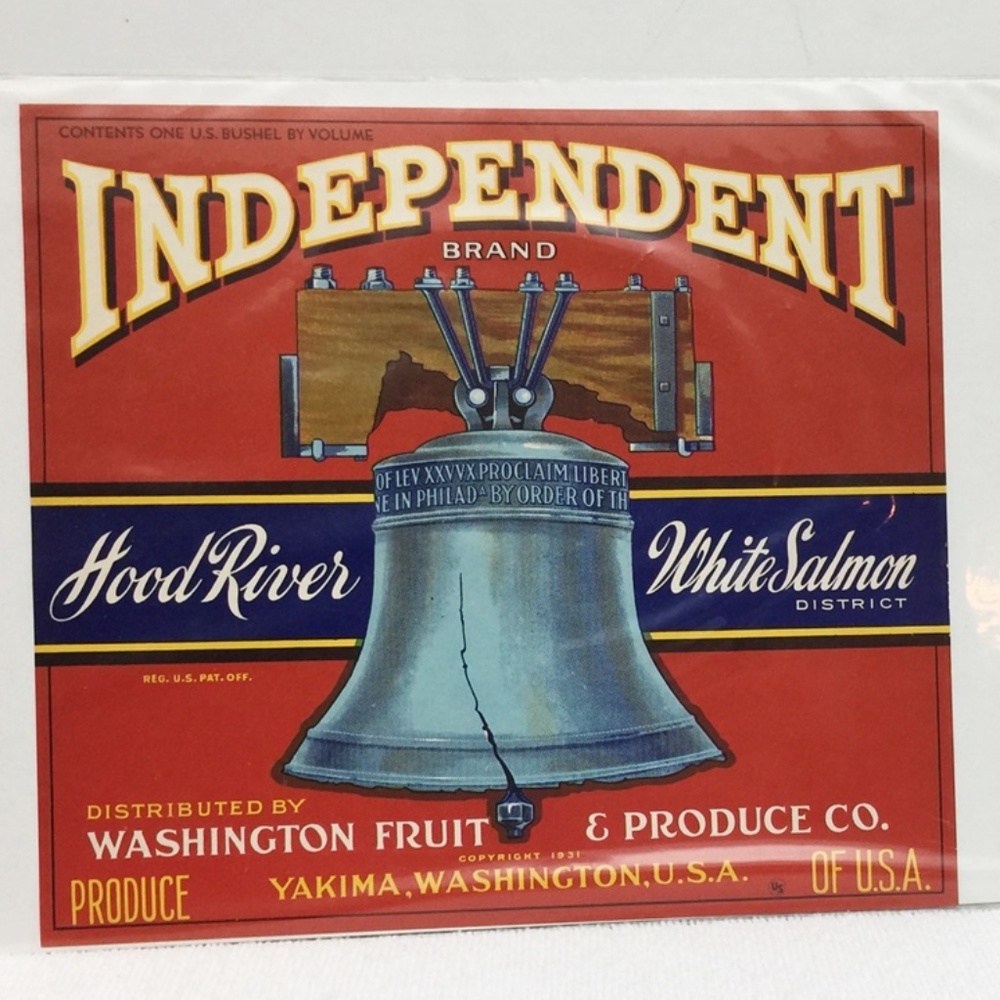 Vintage Fruit Crate Label ROSE Brand APPLES